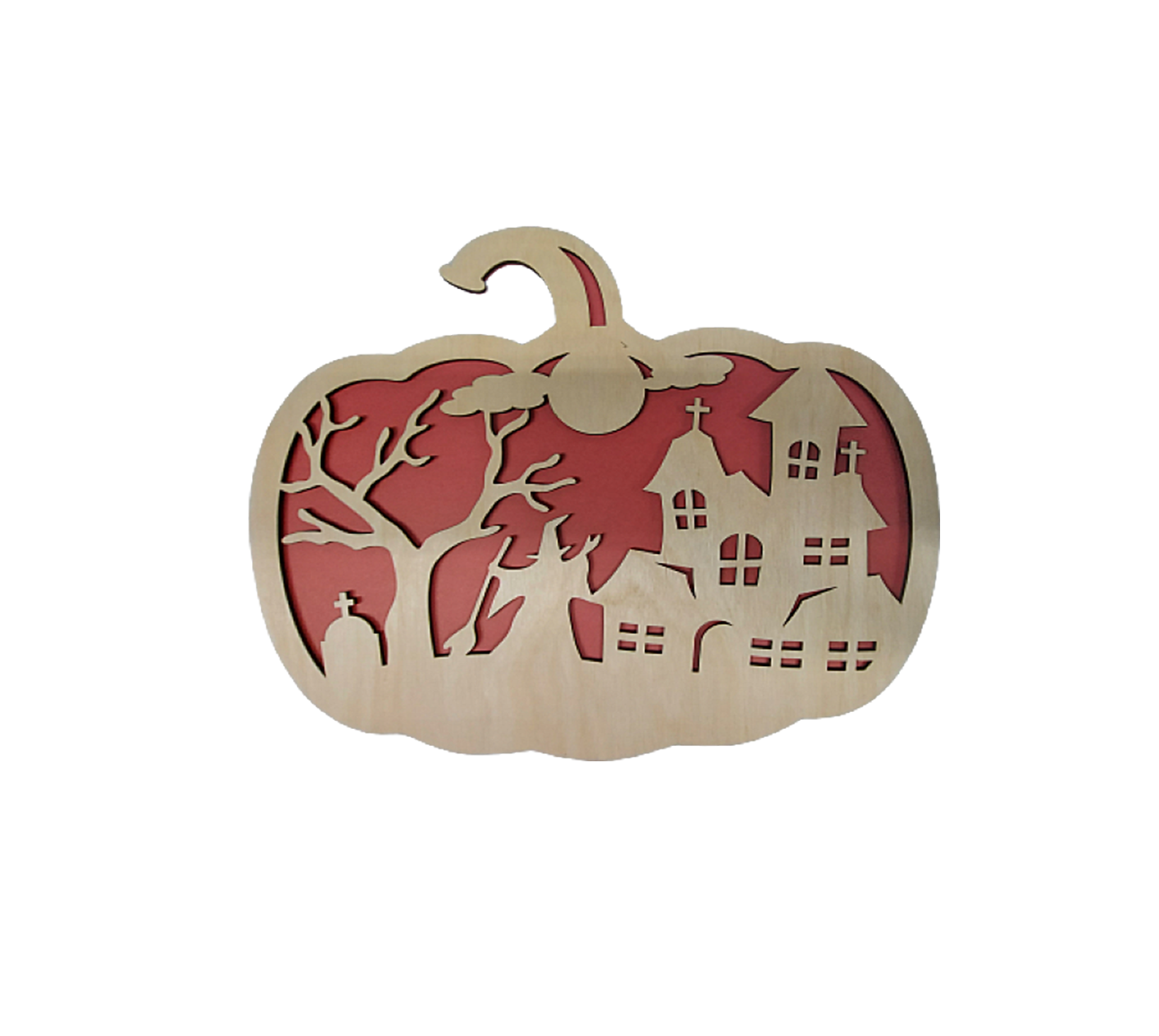 Halloween Pumpkin Sign Decoration (self paint kit or prepainted)