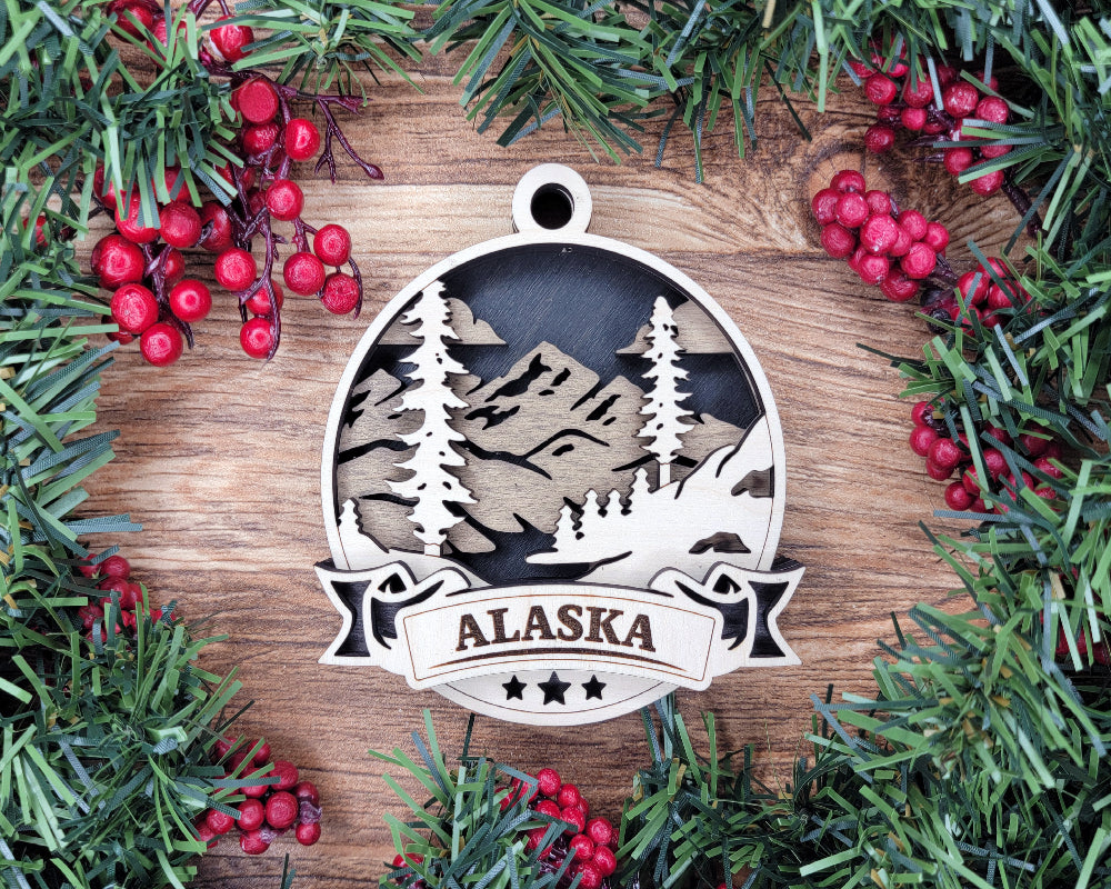 Discover America Ornament Series