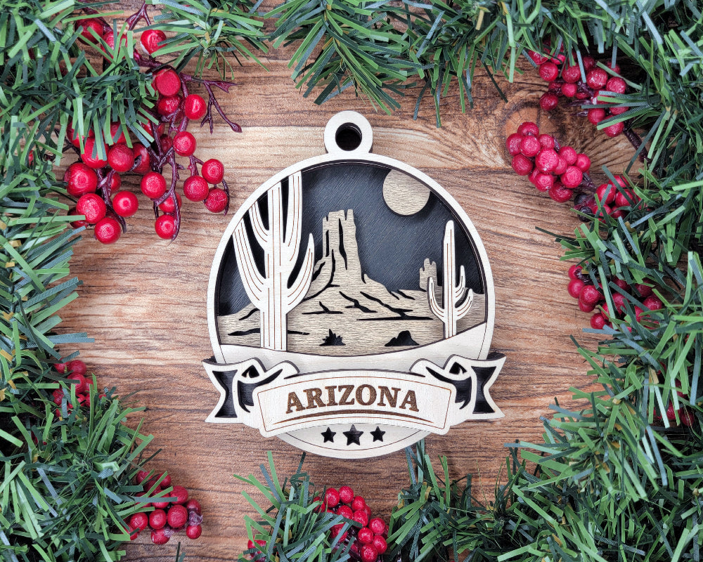 Discover America Ornament Series