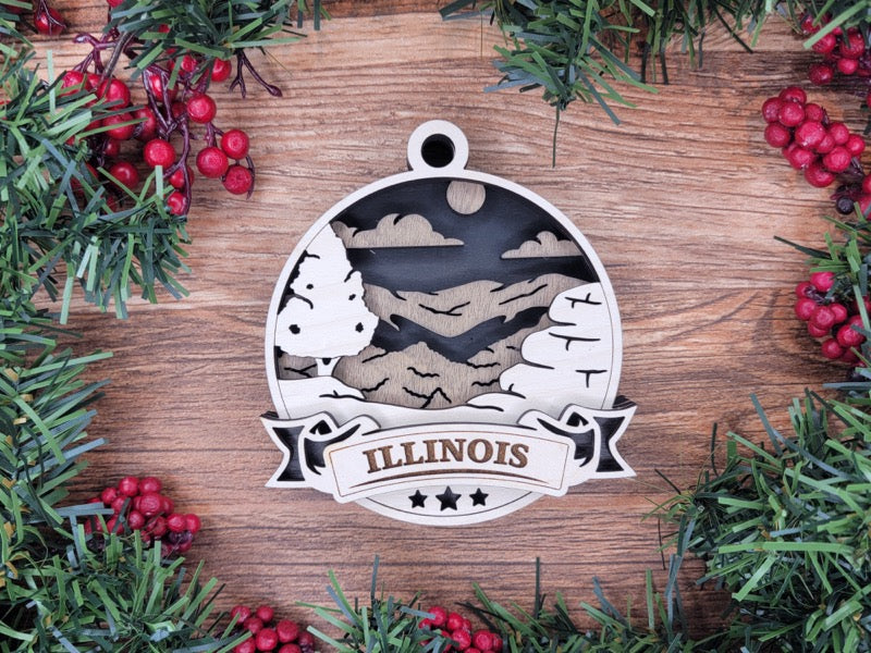 Discover America Ornament Series