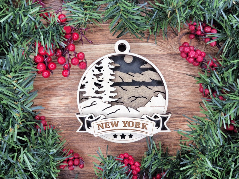 Discover America Ornament Series