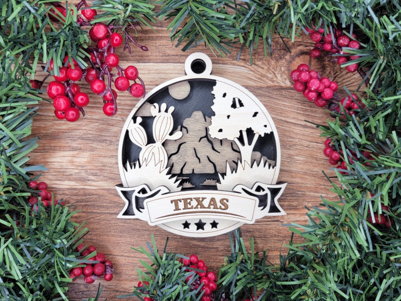 Discover America Ornament Series