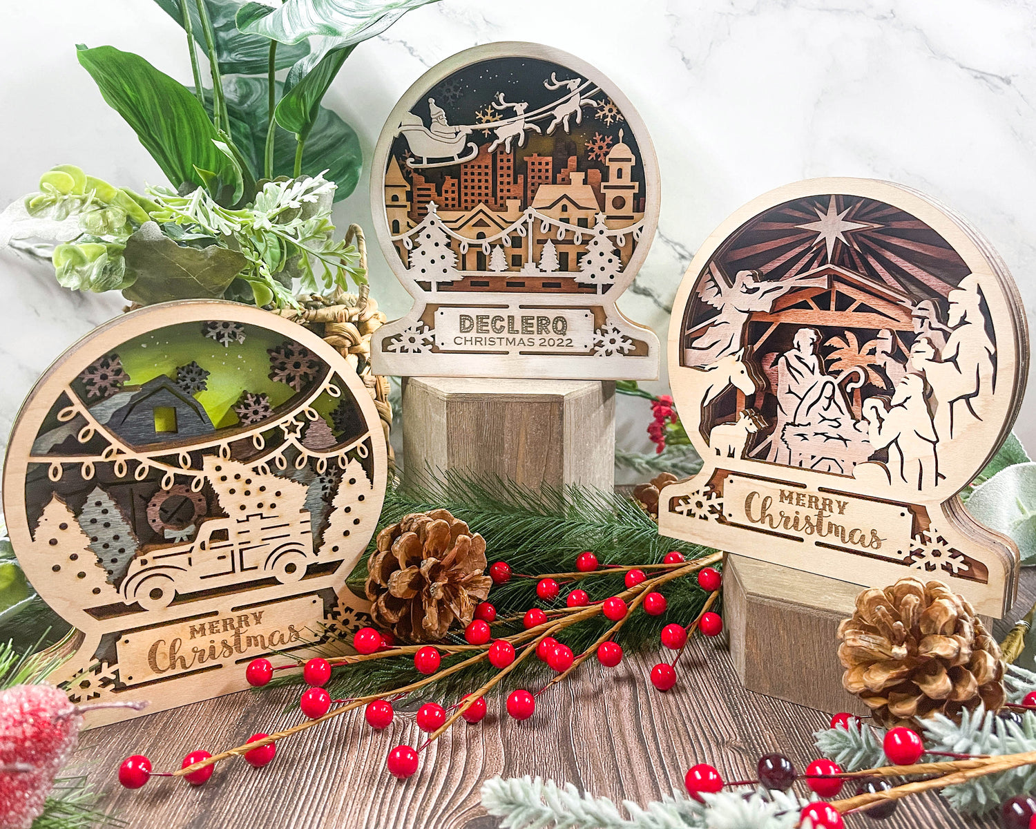 Free Standing Christmas Decor