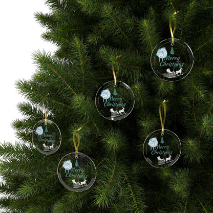 Glass Christmas Ornament - Merry Christmas