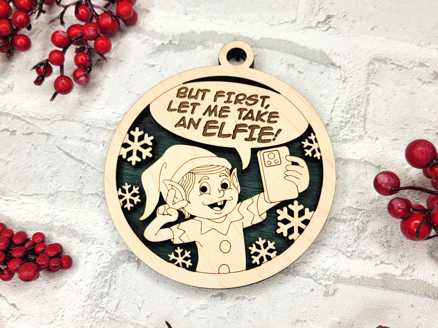 Fun Christmas Pun Ornaments