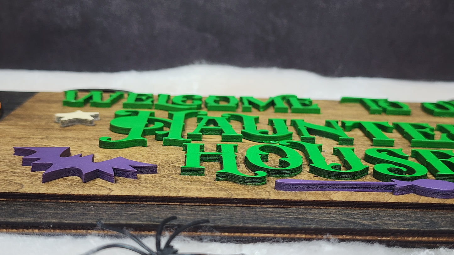 Glow in the Dark Halloween Jack'O'Lantern Sign