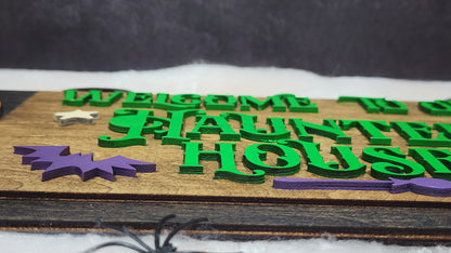 Glow in the Dark Halloween Jack'O'Lantern Sign