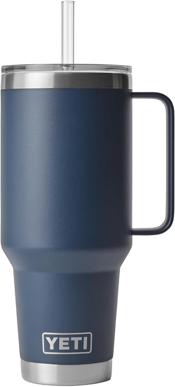 YETI Rambler 42 oz Tumbler with Handle and Straw Lid, Travel Mug Water Tumbler