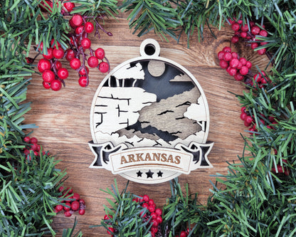 Discover America Ornament Series