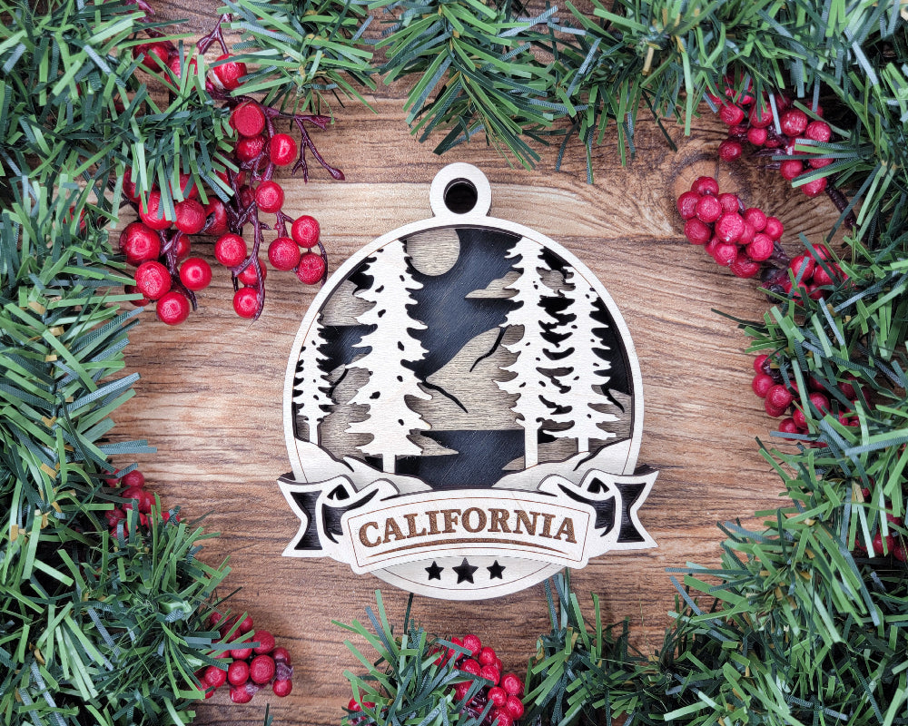 Discover America Ornament Series