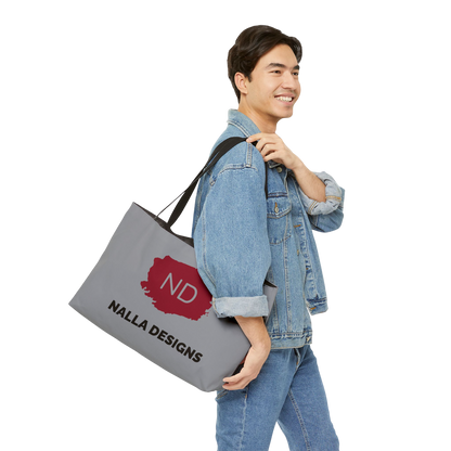 Personalized Weekender Tote Bag - Custom Nalla Designs Travel Shoulder Bag