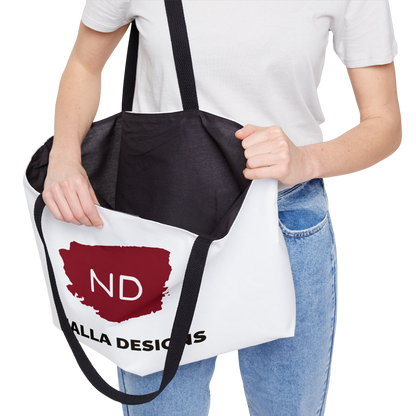 Personalized Weekender Tote Bag - Custom Nalla Designs Travel Shoulder Bag