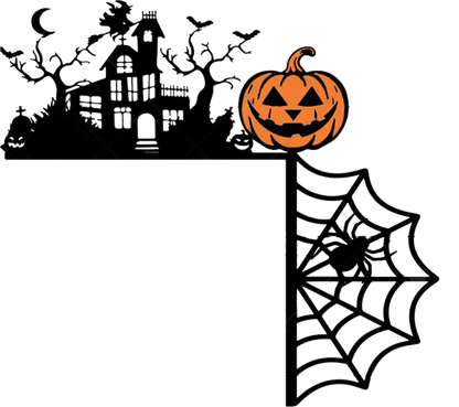 Halloween Door Corner Hangers