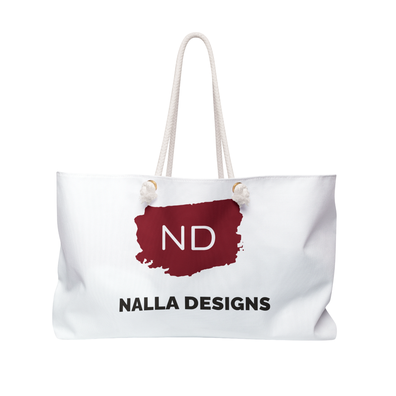 Custom Weekender Bag with ND Design - Perfect for Travel and Daily Use
