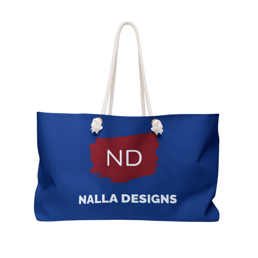 Custom Weekender Bag with ND Design - Perfect for Travel and Daily Use