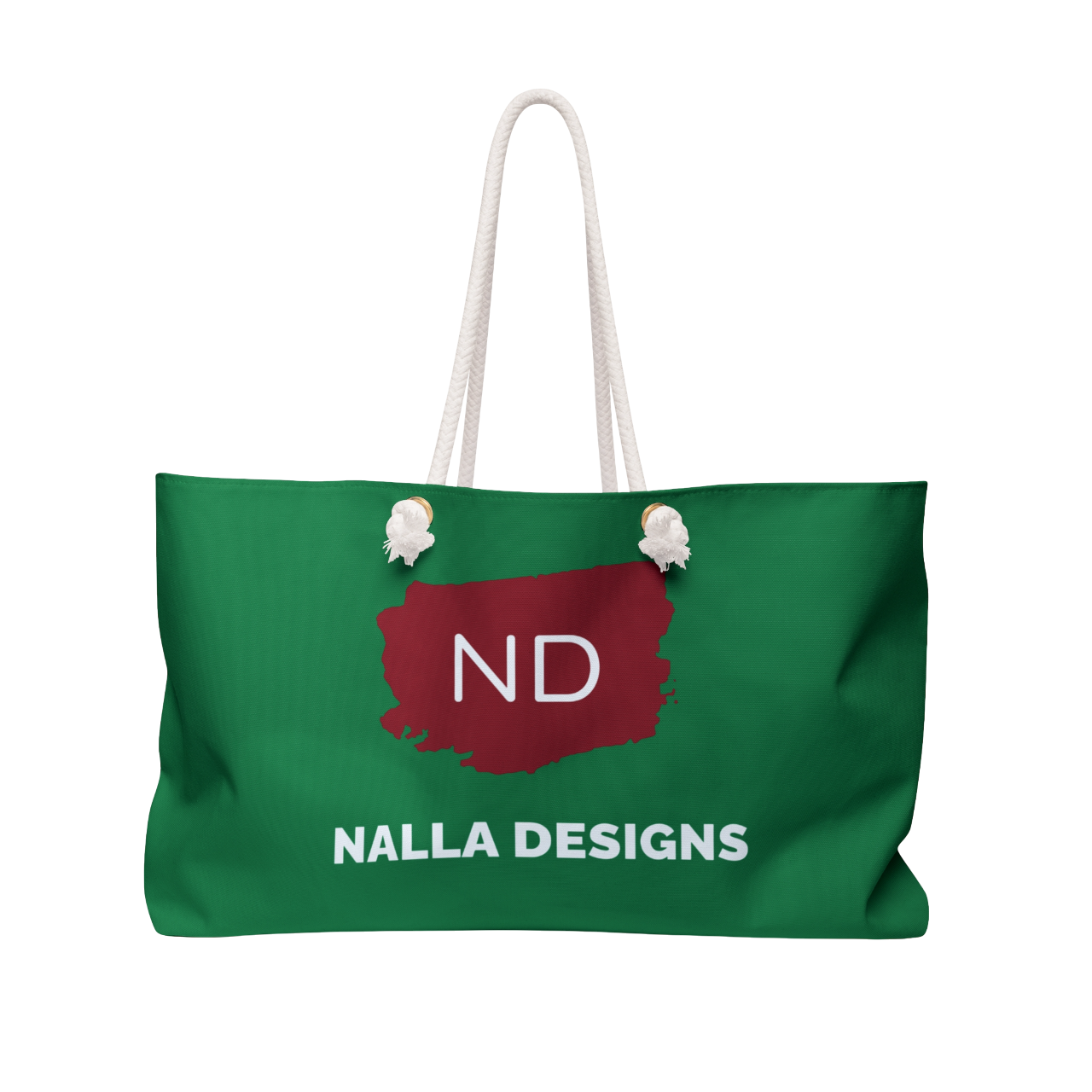 Custom Weekender Bag with ND Design - Perfect for Travel and Daily Use
