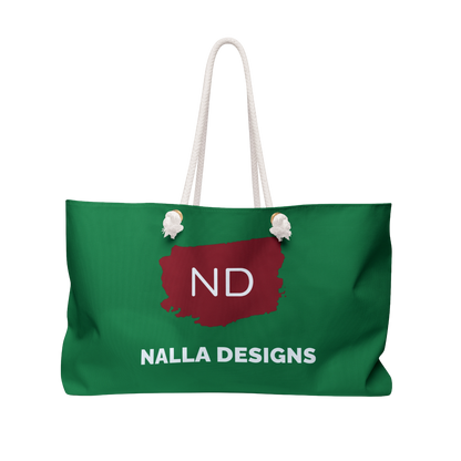 Custom Weekender Bag with ND Design - Perfect for Travel and Daily Use