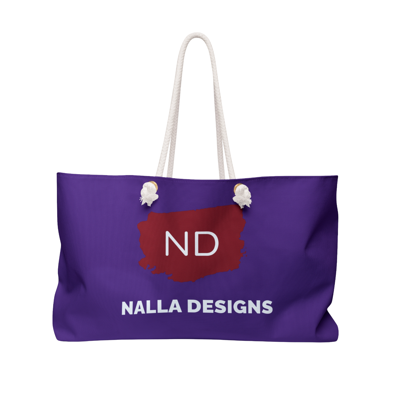Custom Weekender Bag with ND Design - Perfect for Travel and Daily Use