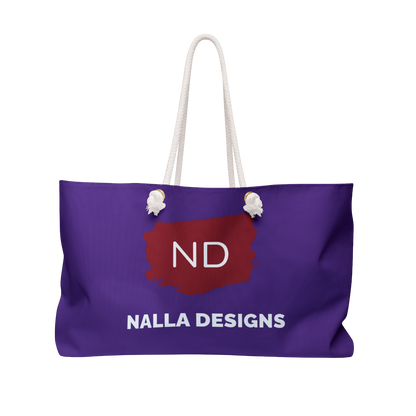 Custom Weekender Bag with ND Design - Perfect for Travel and Daily Use