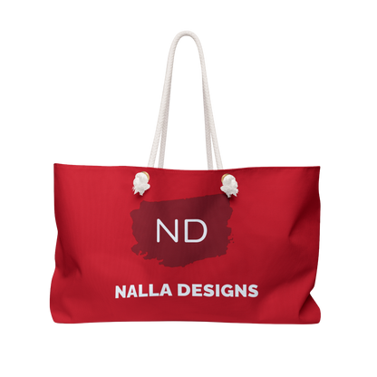 Custom Weekender Bag with ND Design - Perfect for Travel and Daily Use