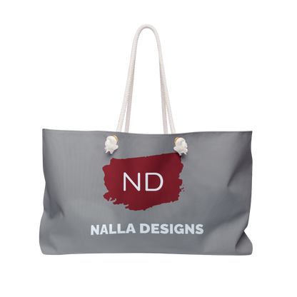 Custom Weekender Bag with ND Design - Perfect for Travel and Daily Use