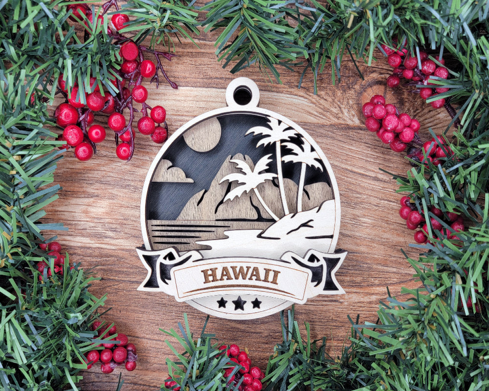 Discover America Ornament Series