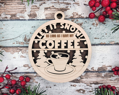 Brew-tiful Coffee Christmas Ornaments