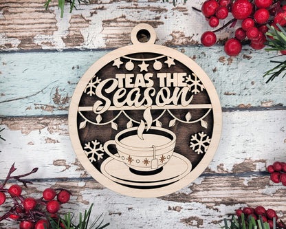 Brew-tiful Coffee Christmas Ornaments