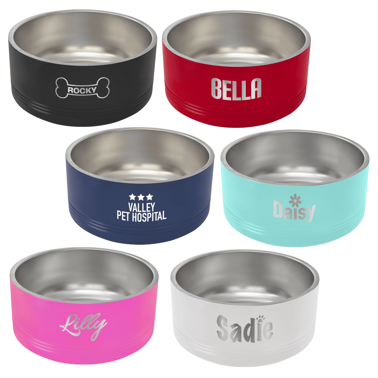 Laser Engravable Pet Bowls