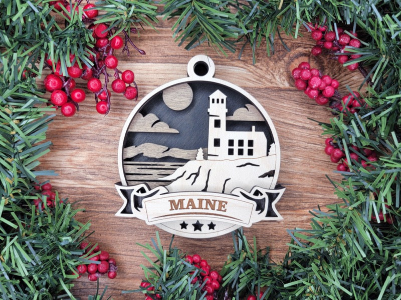 Discover America Ornament Series