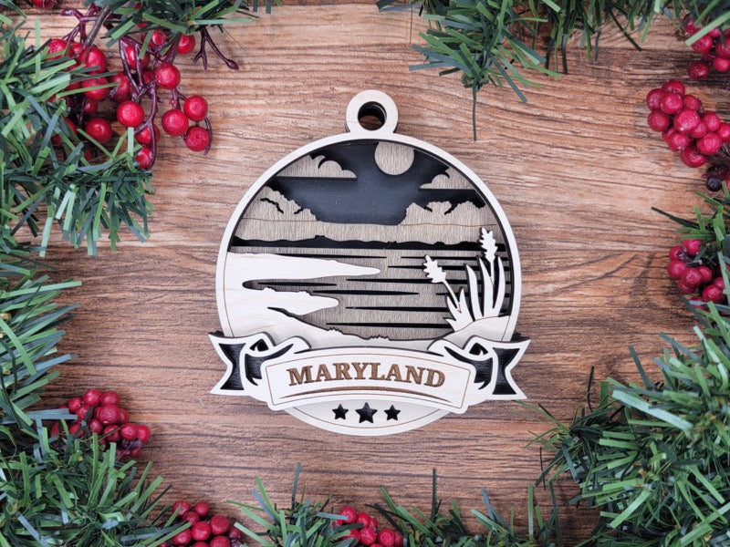 Discover America Ornament Series