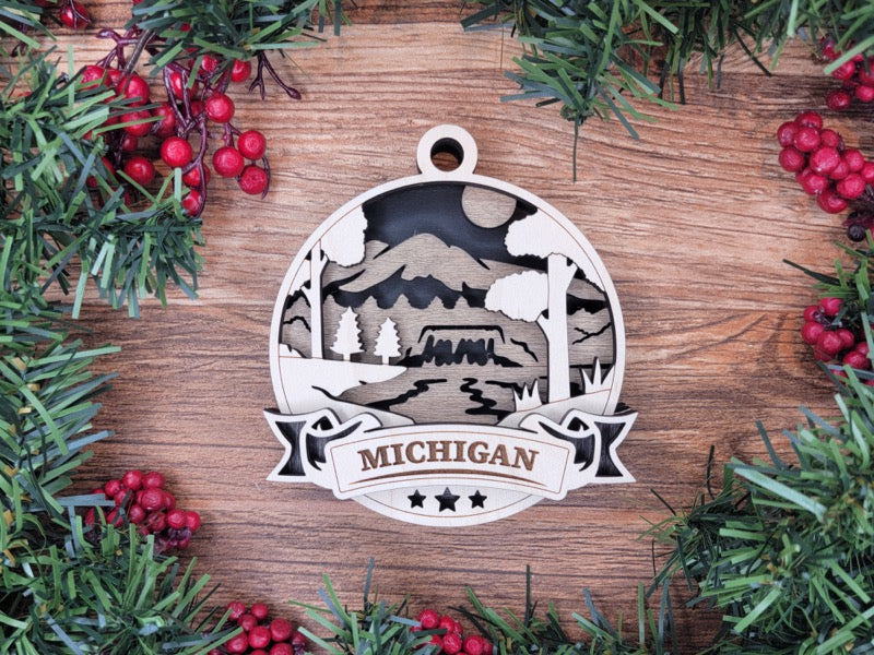 Discover America Ornament Series