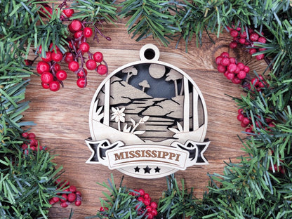 Discover America Ornament Series