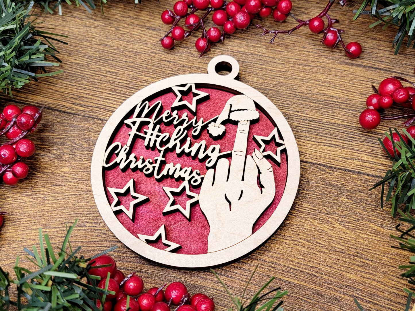 Naughty But Nice Christmas Ornaments