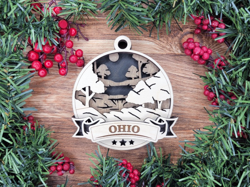 Discover America Ornament Series