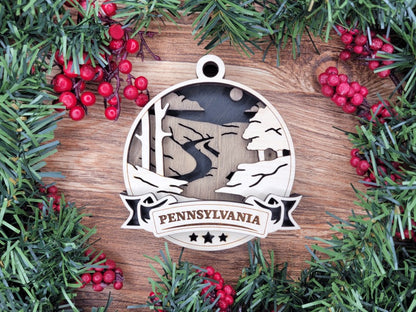 Discover America Ornament Series