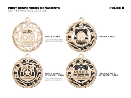 First Responder Ornaments