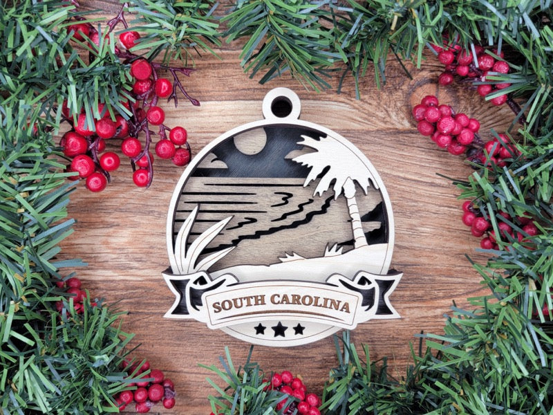 Discover America Ornament Series