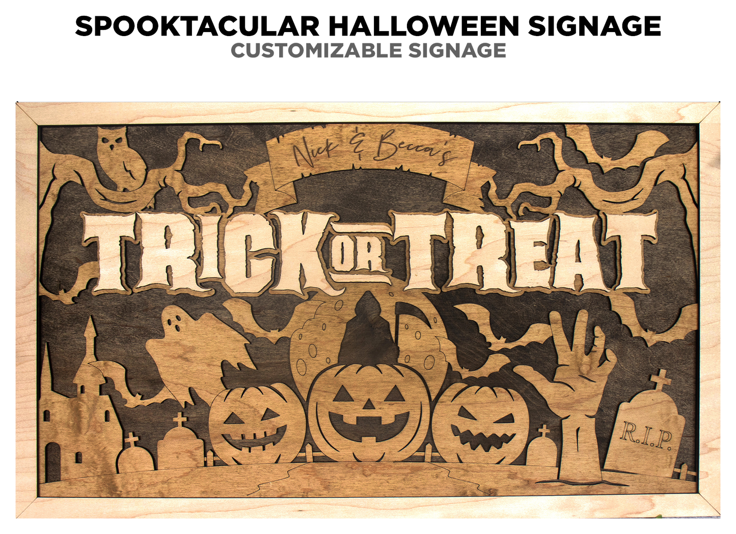 Spooktacular Halloween Signs