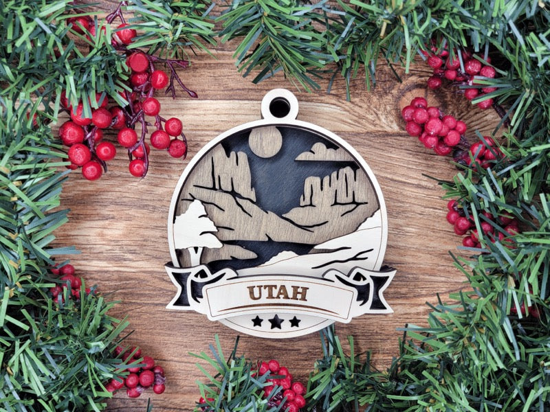 Discover America Ornament Series