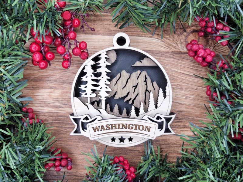 Discover America Ornament Series