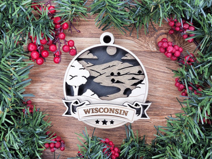 Discover America Ornament Series