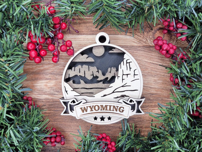 Discover America Ornament Series